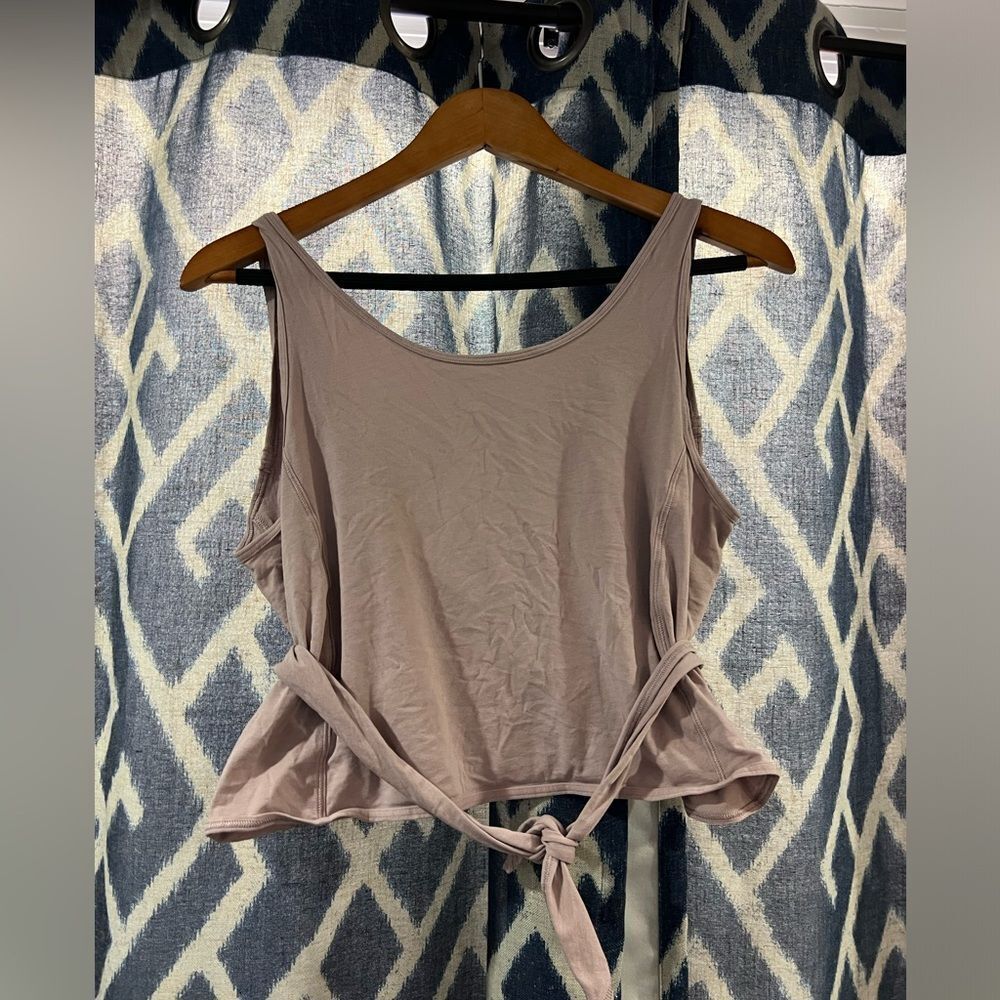 Lululemon It’s a Tie Tank Smoky Blush Medium EST size 6